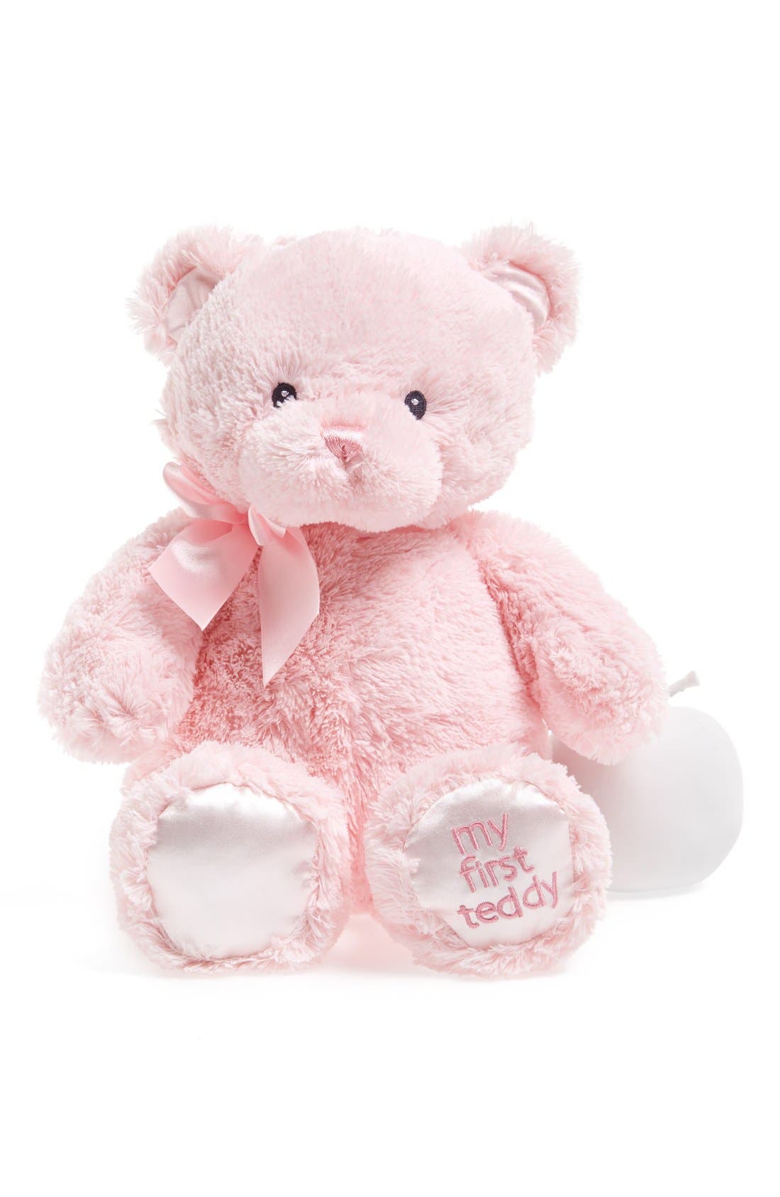 gund my first teddy bear pink