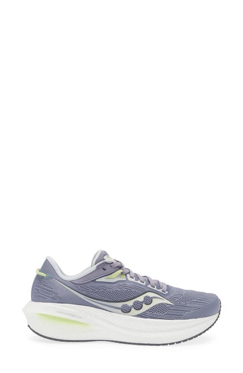 Shop Saucony Triumph 21 Running Sneaker In Iris/fern