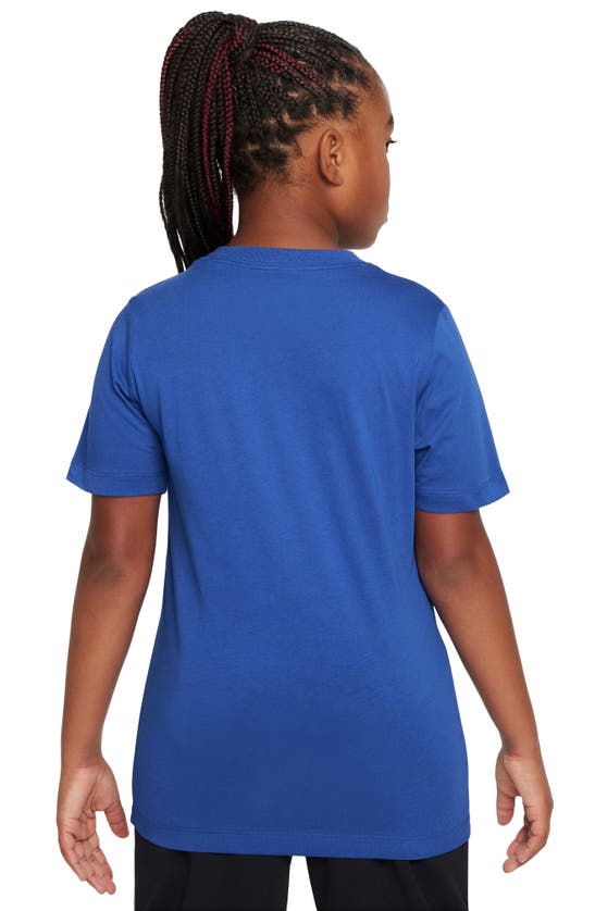 Shop Nike Kids' Play With Sole Graphic T-shirt In Game Royal