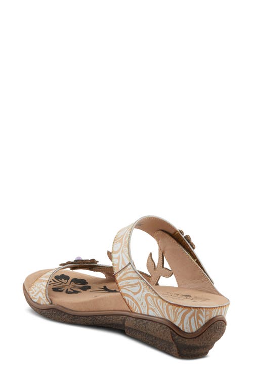 L'artiste By Spring Step Aymee Sandal In Beige Multi