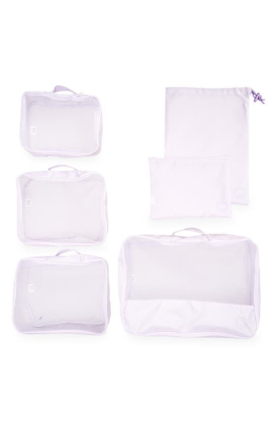 Shop Mytagalongs Set Of 6 Packing Pods In Lilac