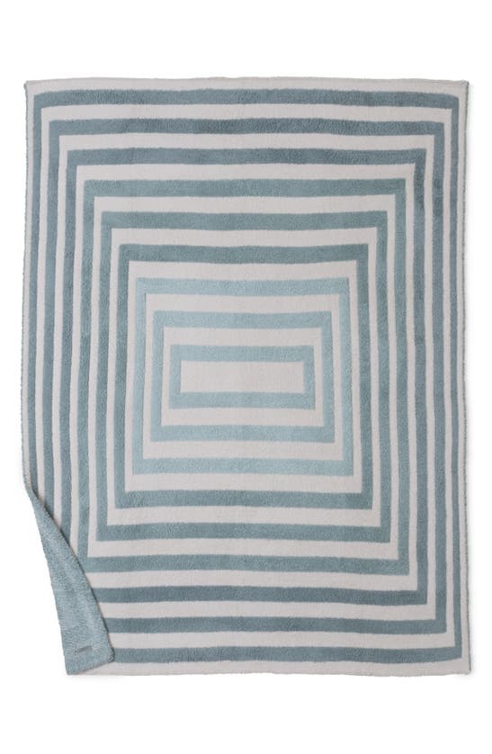 Shop Barefoot Dreams Cozychic™ Prismatic Throw Blanket In Meadow Green Multi