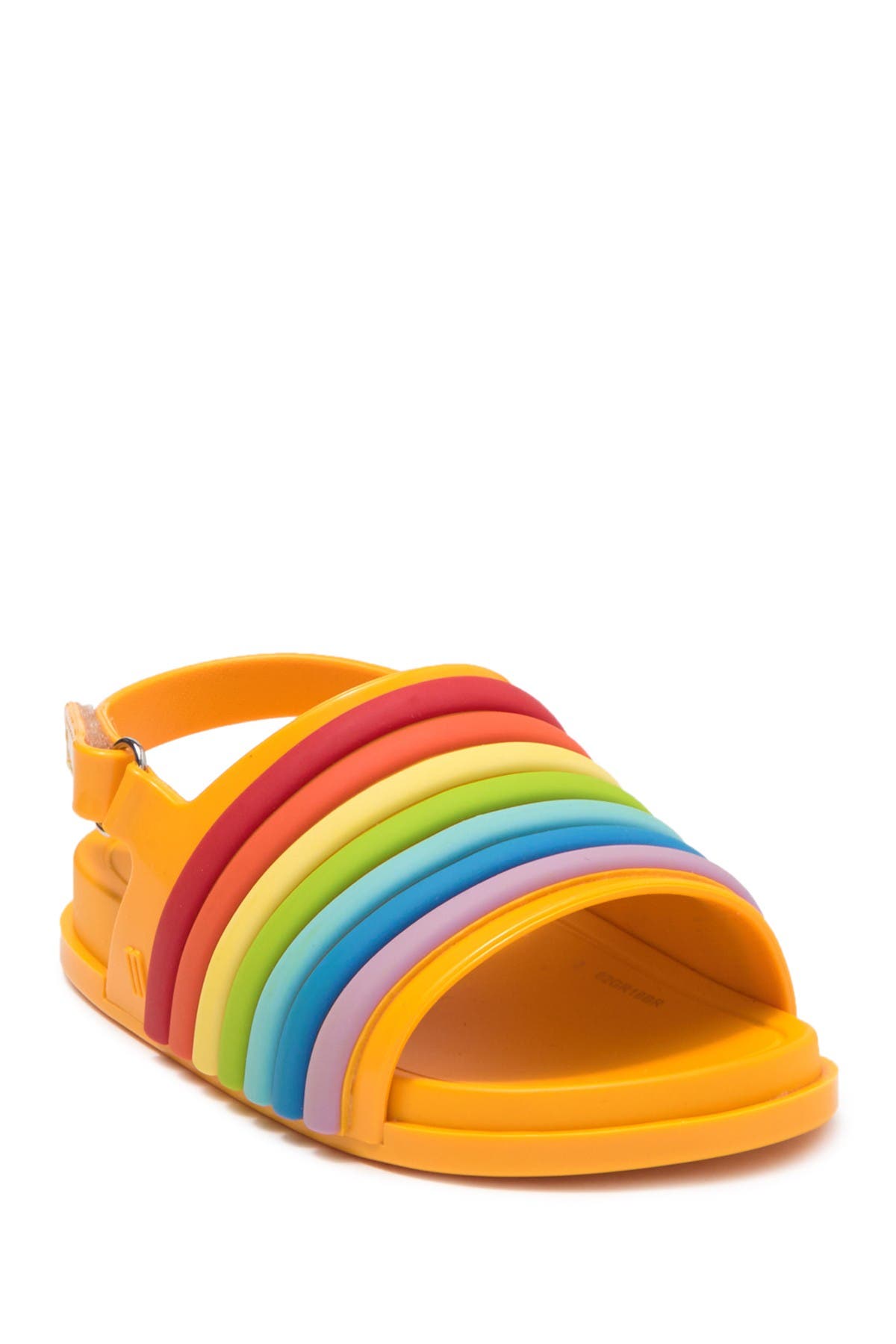 mini melissa rainbow sandals
