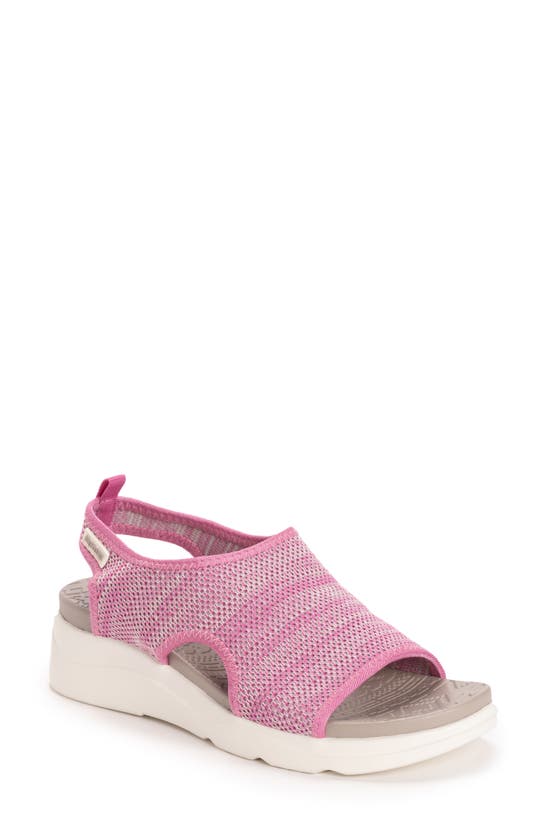 Muk Luks Zahara Sandal In Pink