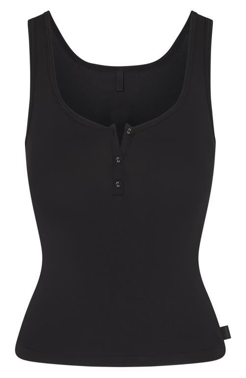 Shop Skims Sleep Loose Pajama Tank In Onyx