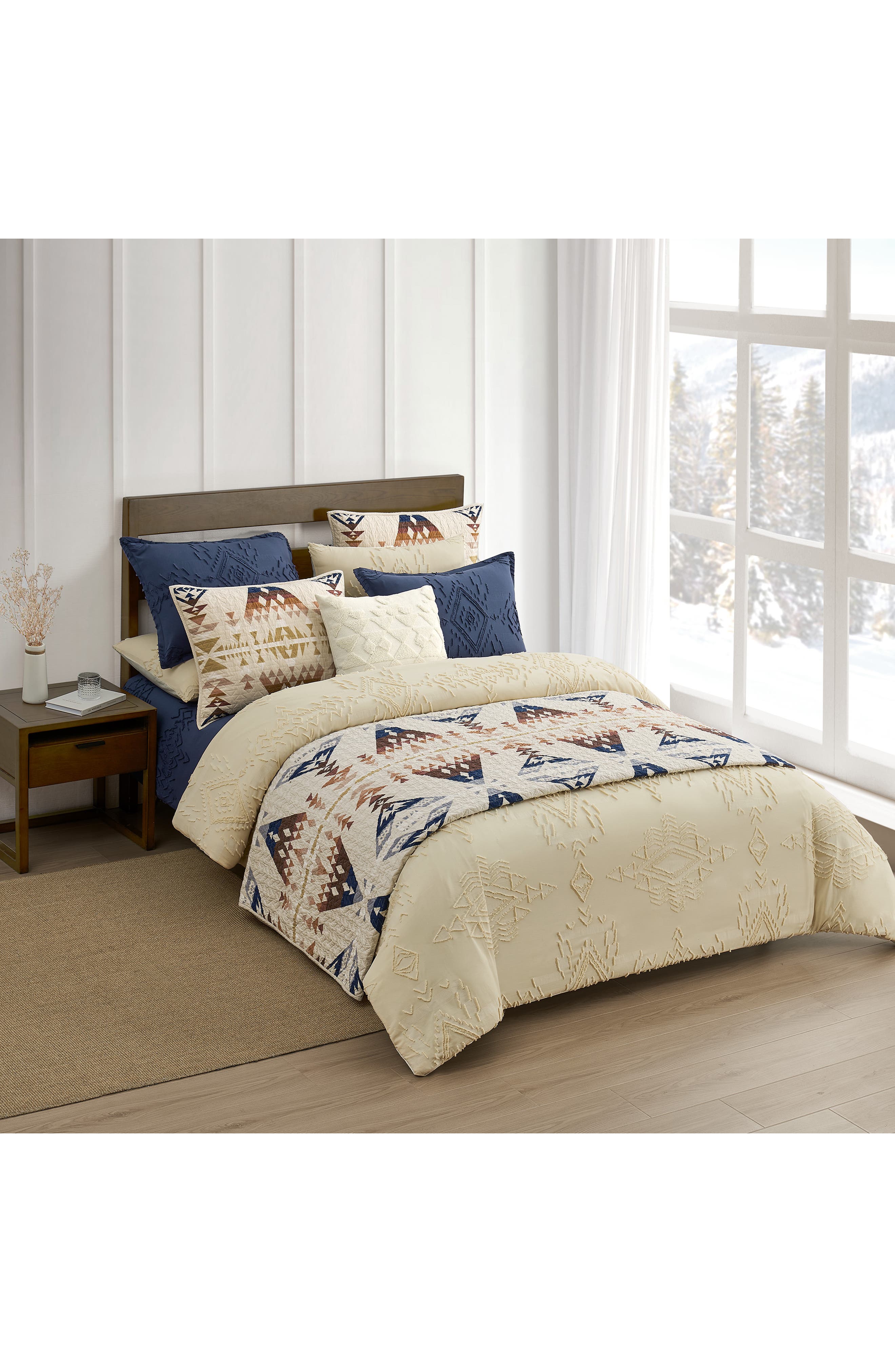 Pendleton Diamond Peak Cotton Quilt & Shams Set Nordstrom