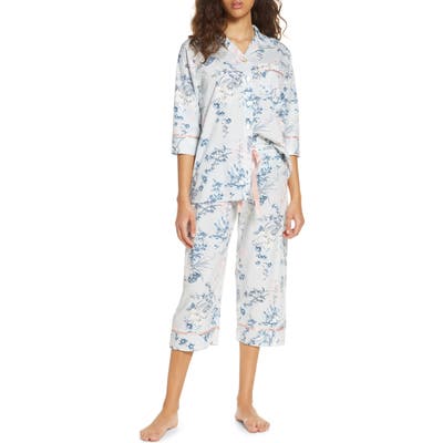 Papinelle Coco Crop Pajamas, Pink