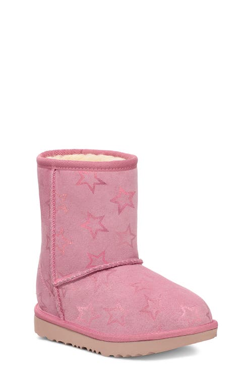 Shop Ugg(r) Kids' Classic Ii Iridescent Stars Boot In Dusty Orchid/pink Iridescent