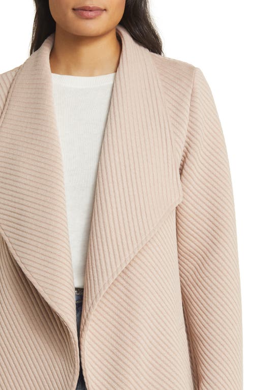 SAM EDELMAN SAM EDELMAN DRAPE FRONT RIB JACKET 