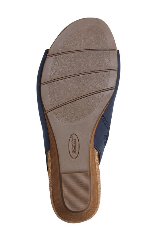 Shop Earth Hana Cutout Sandal In Dark Blue