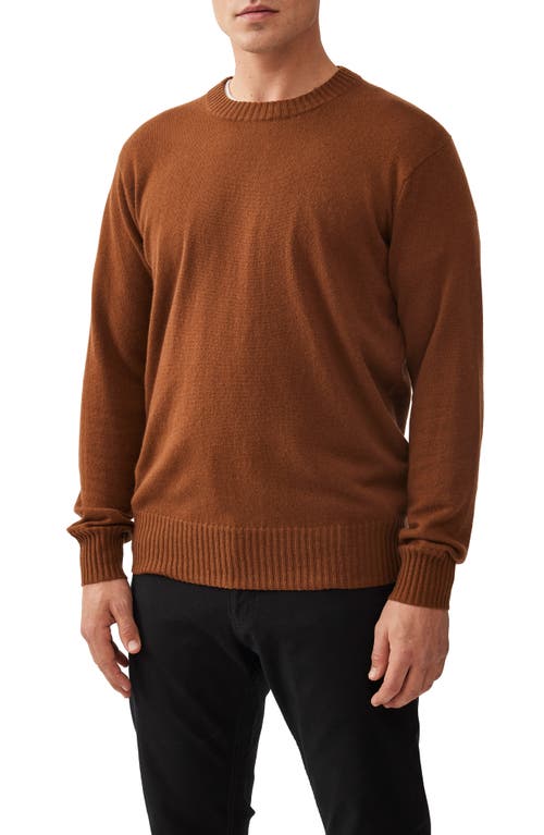 Rodd & Gunn Christchurch Wool & Cashmere Crewneck Sweater in Truffle 