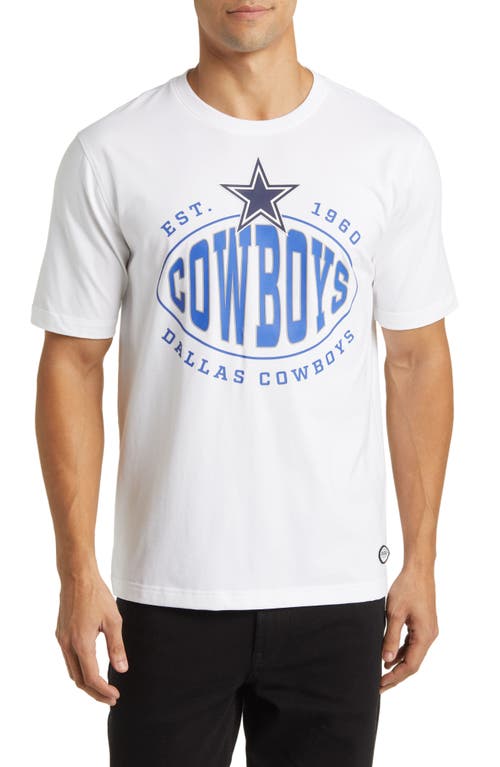 BOSS x NFL Stretch Cotton Graphic T-Shirt in Dallas Cowboys White at Nordstrom, Size Large