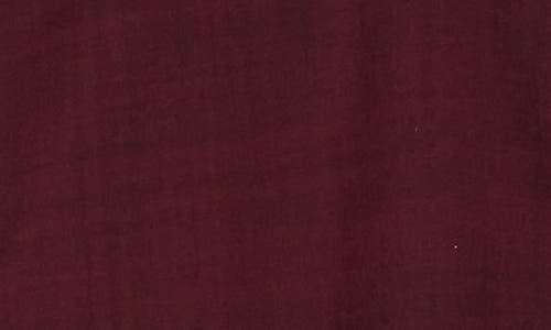 Construct Slim Fit Stretch Chambray Button-up Shirt In Burgundy