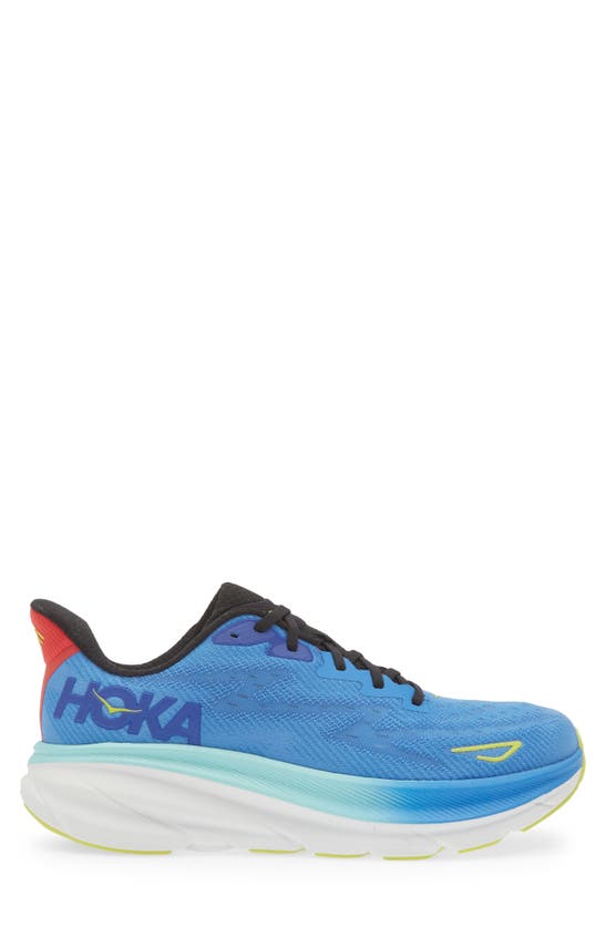 Shop Hoka Clifton 9 Running Shoe In Virtual Blue / Cerise