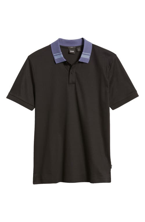 Hugo Boss Boss Phillipson Slim Fit Polo In Black