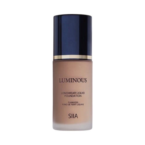 Siia Cosmetics Luminous Longwear Liquid Foundation In Latte