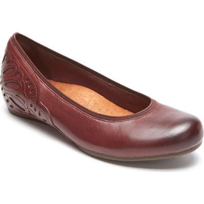 Rockport Cobb Hill Sharleen Wedge Pump- Burgundy