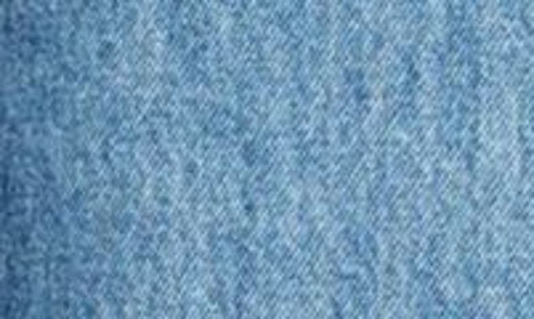 Shop Coperni Belted Halter Denim Dress In Washed Blue