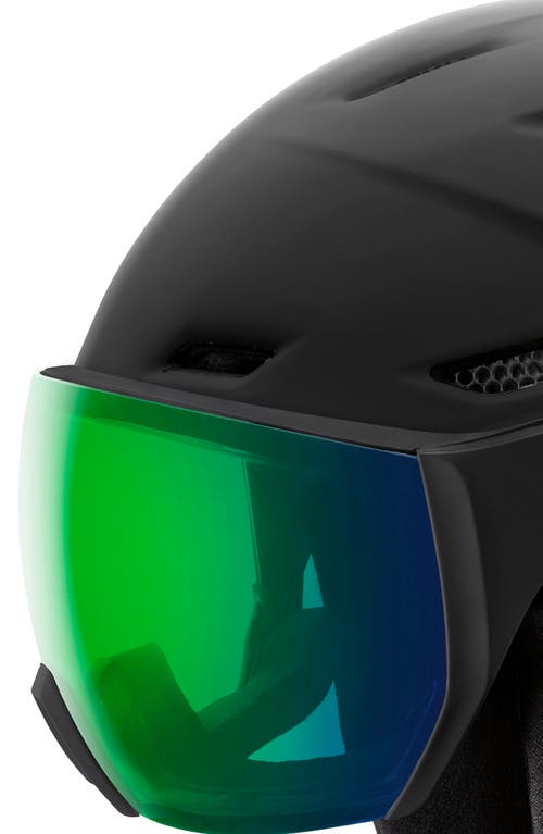 Shop Smith Survey Snow Helmet With Mips In Matte Black/chromapop Green