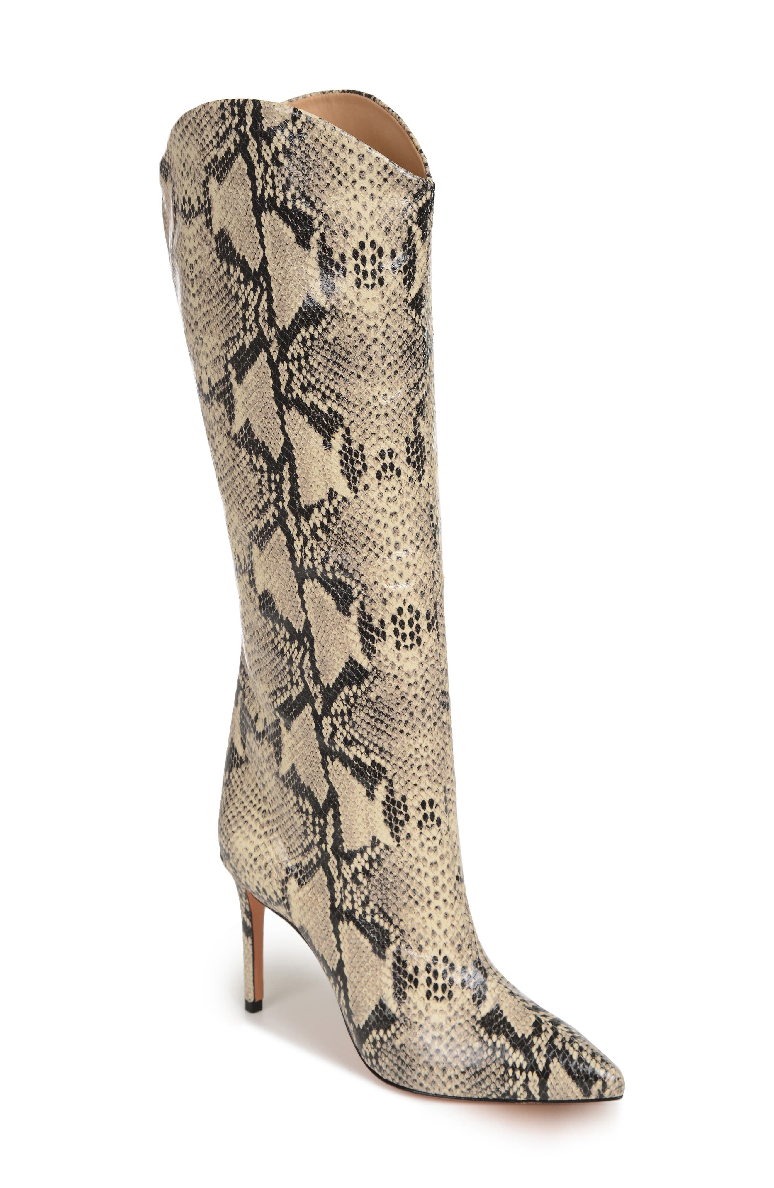 Athena Embellished Pointy Toe Platform High Heel Stiletto Mid Calf Dress Boots Bootie
