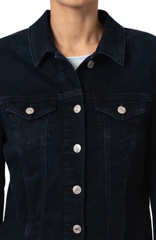 Mavi Jeans Samantha Denim Trucker Jacket In Midnight Feather Blue