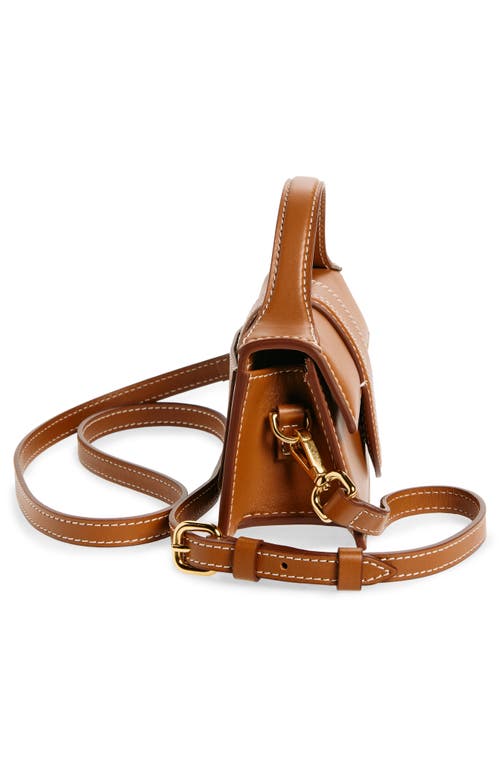 Shop Jacquemus Le Bambino Satchel In Light Brown 2