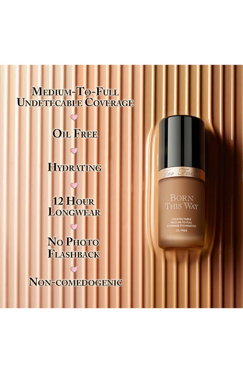 Too Faced Born This Way Natural Finish Longwear Liquid Foundation Brulee 1 oz/ 30 ml In Brulee