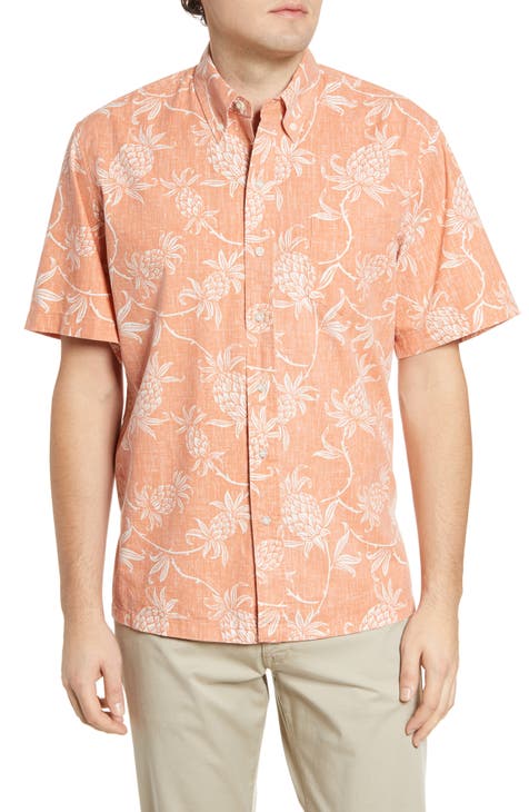 San Francisco Giants Tiki Button-Up Shirt - Orange