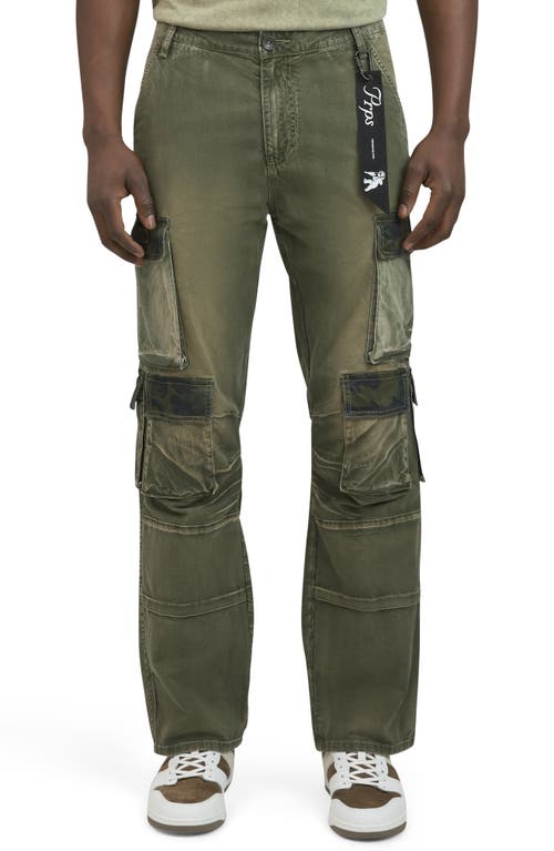 Shop Prps Toshomingo Cargo Pants In Army Green