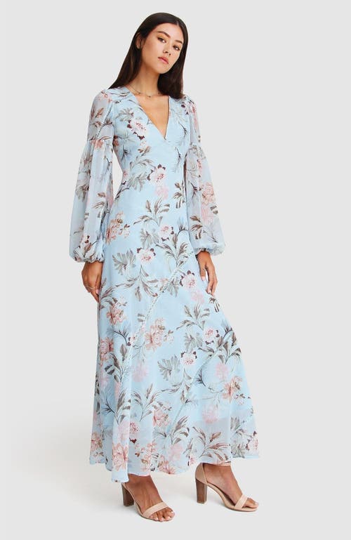 Shop Belle & Bloom In Your Dreams Maxi Dress In Light Blue