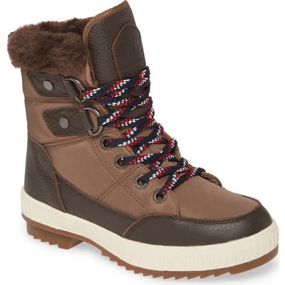 Pajar Kamira Faux Fur Lined Waterproof Boot, Brown
