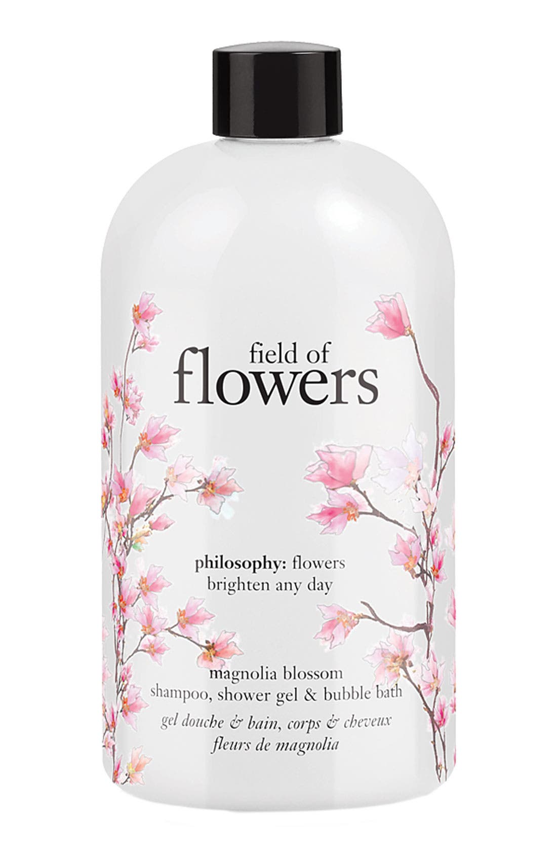 philosophy 'field of flowers' magnolia blossom shampoo, shower gel