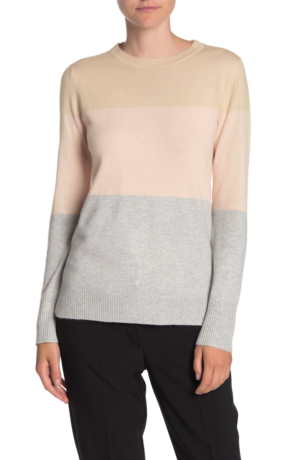 NANETTE nanette lepore | Colorblock Cashmere Sweater | Nordstrom Rack