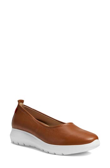 Shop Marc Joseph New York Jamie Wedge Slip-on Sneaker In Cognac