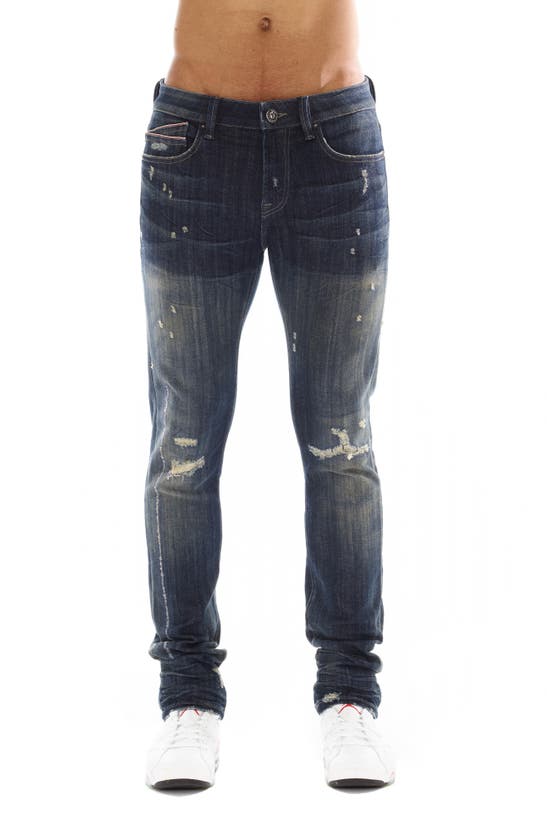 Shop Cult Of Individuality Punk Distressed Superskinny Jeans In Briggs
