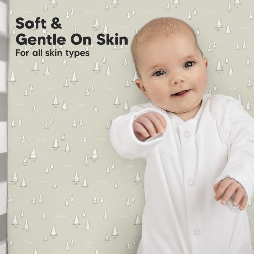 Keababies Isla Fitted Crib Sheets In Pine Grove