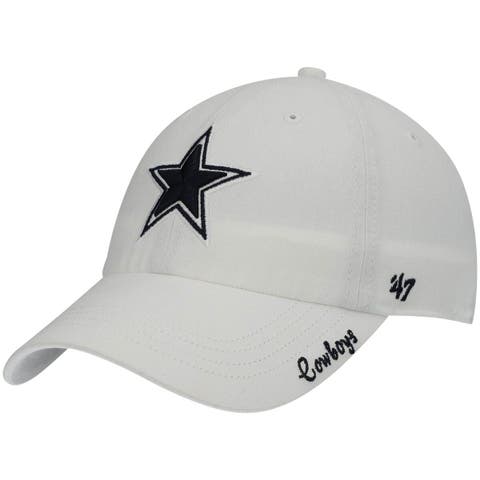 Women's '47 White Dallas Cowboys Confetti Clean Up Adjustable Hat