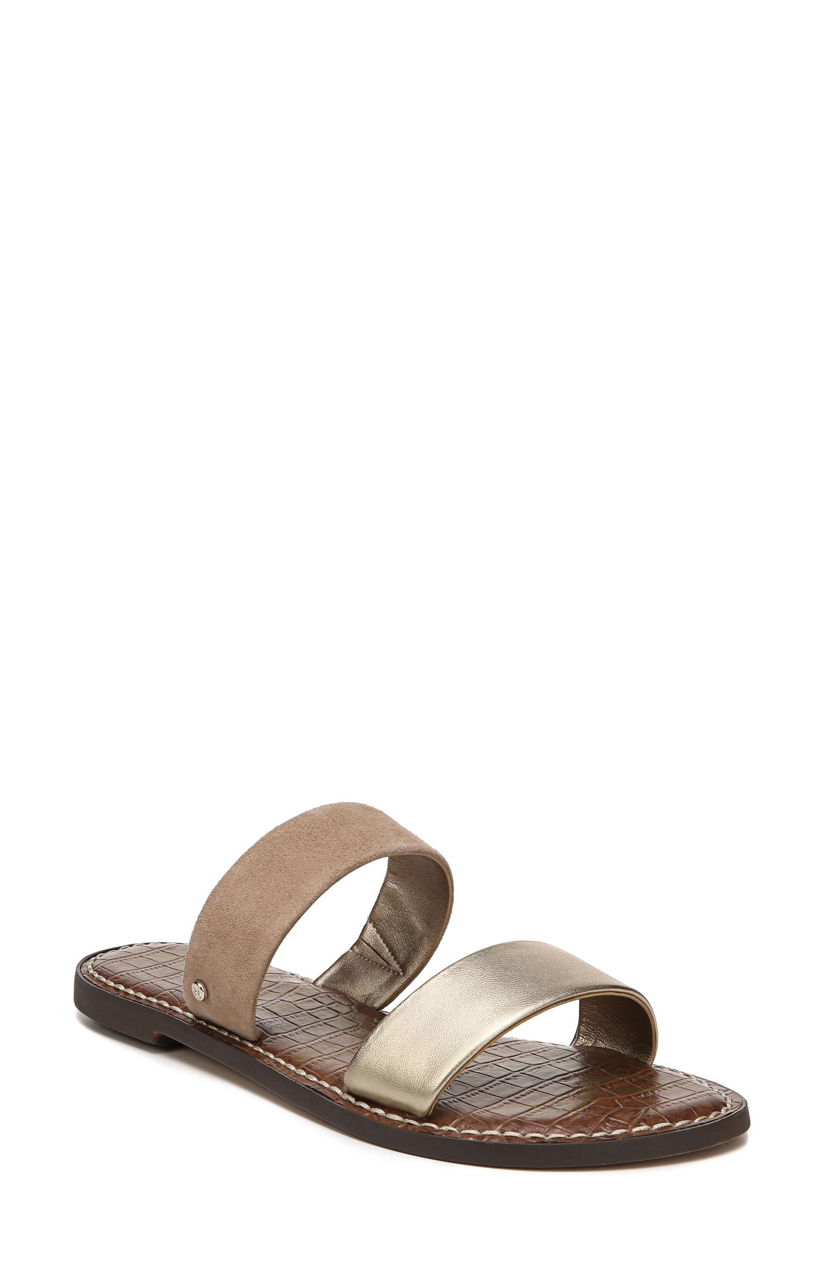 designer beach slides