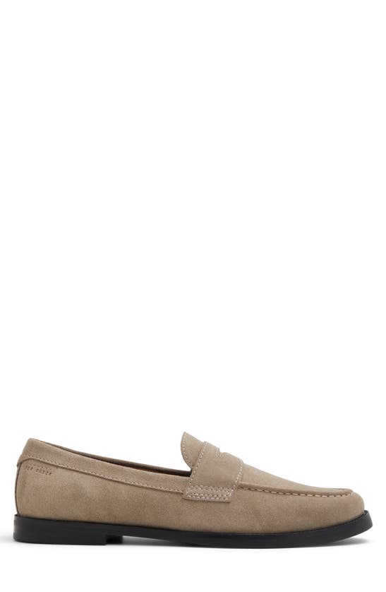 Shop Ted Baker Parliament Penny Loafer In Khaki