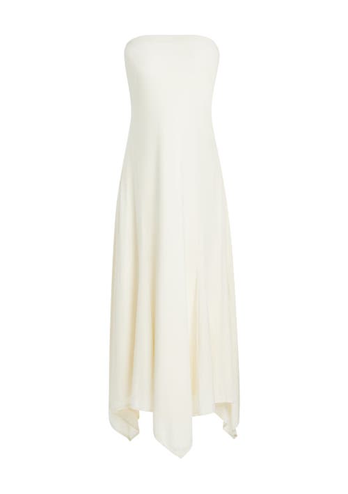 Shop Ser.o.ya Lucia Maxi Dress In Porcelain