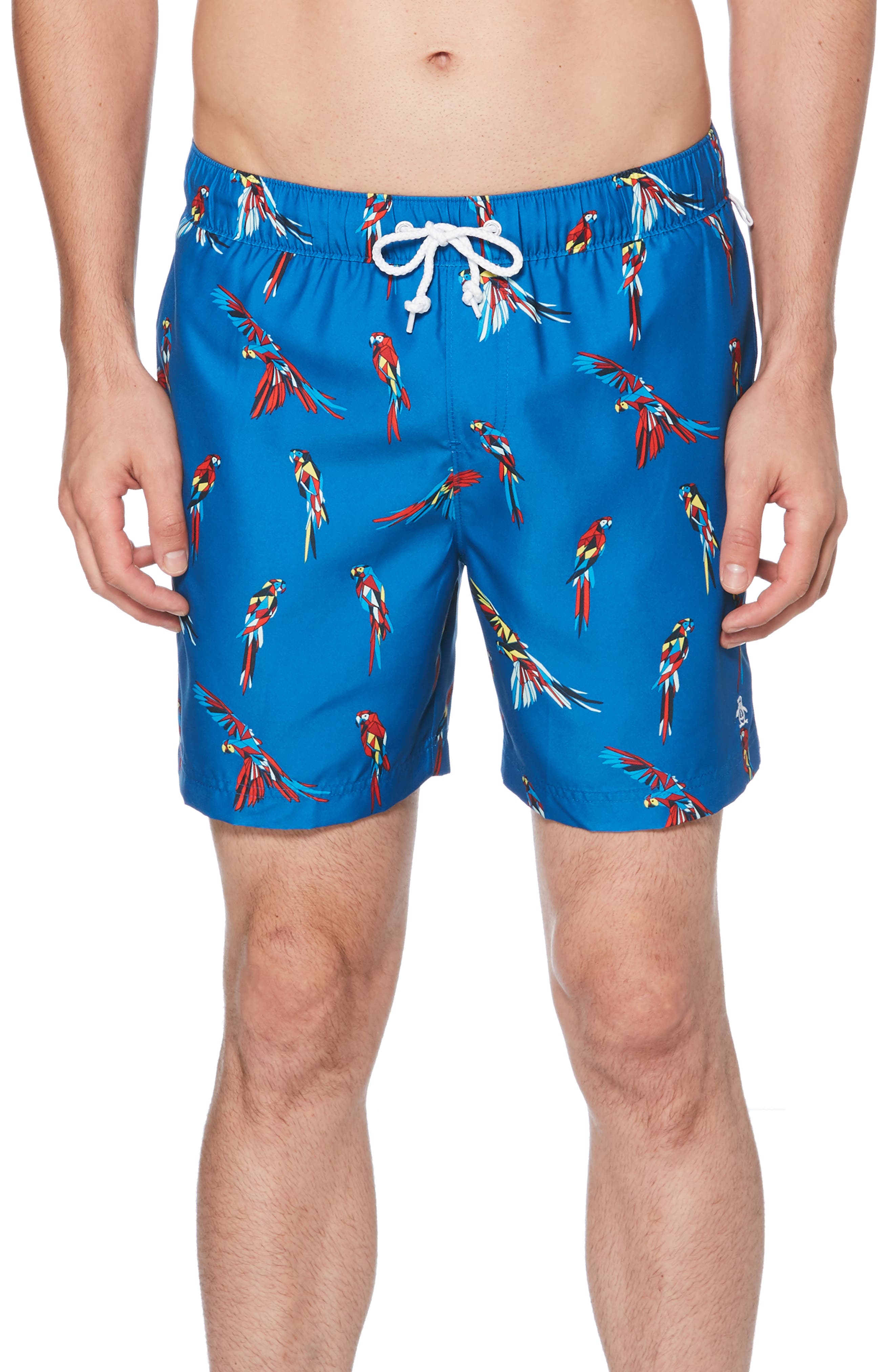 penguin swim trunks