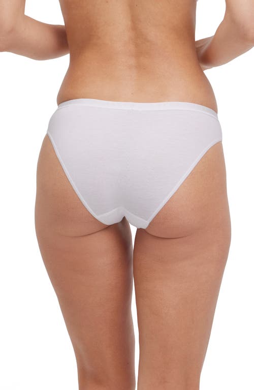 Falke Daily Climate Cotton Blend Bikini Briefs In White