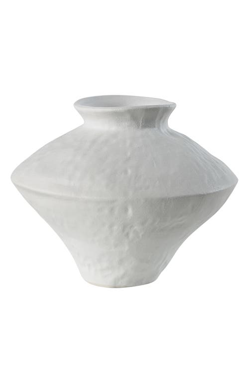 Renwil Mills Ceramic Stoneware Decorative Vase In White