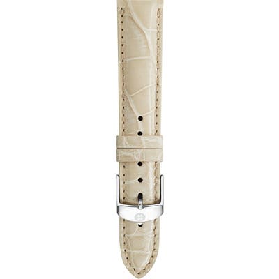Michele 1m Genuine Alligator Watch Strap