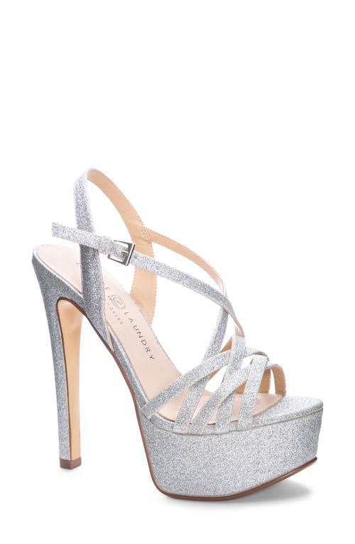 CHINESE LAUNDRY CHINESE LAUNDRY TEASER2 GLITTER PLATFORM SANDAL 