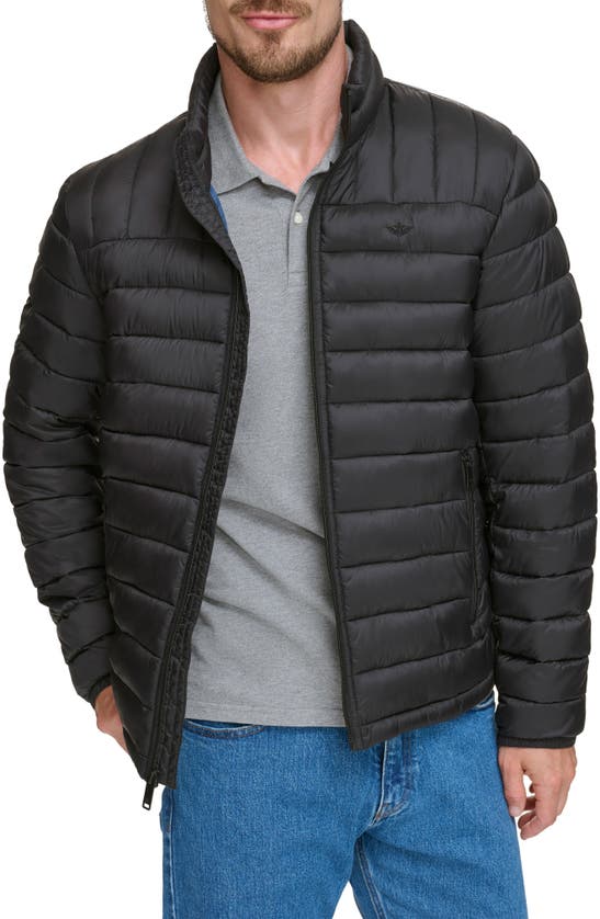 Shop Dockers ® Puffer Jacket In Black