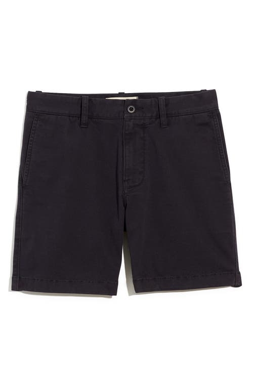 Madewell 7-Inch CoolMax Chino Shorts in Black Coal at Nordstrom, Size 32