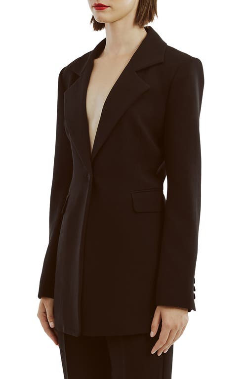 Bardot Austyn Longline Blazer In Black