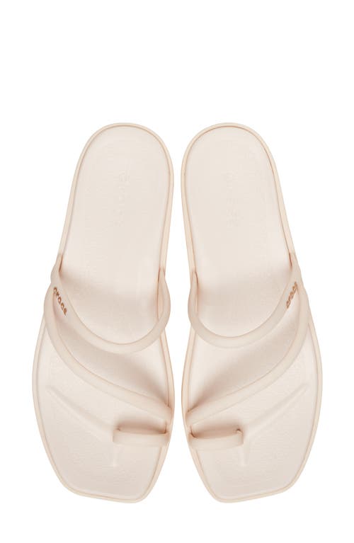 Crocs Miami Toe Loop Sandal In Dew