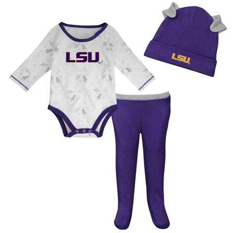 Outerstuff Preschool Purple/Gold LSU Tigers Red Zone Jersey & Pants Set